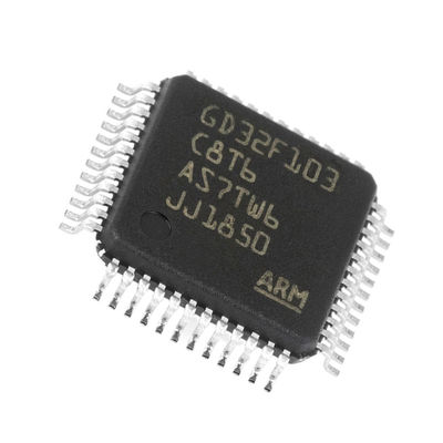 SMD LQFP-48 32 a mordu le décryptage IC GD32F103C8T6 de microcontrôleur