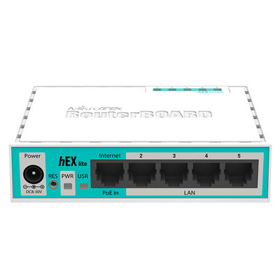 5 100M gauches ROS System ENSORCELLENT le routeur MikroTik RB750r2 de Lite
