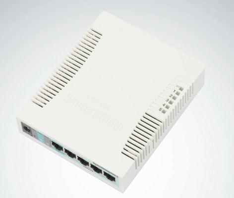 commutateur gauche MikroTik CSS106-5G-1S de gigabit de 11W SFP RB260GS 5