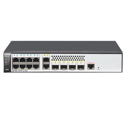 Commutateur optique 4K VLAN d'Ethernet de GBP de S5720-12TP-LI-AC 336