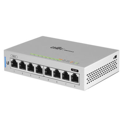 16 port optique gauche de fonction émulation du commutateur 12W PoE de fibre de GBP 8